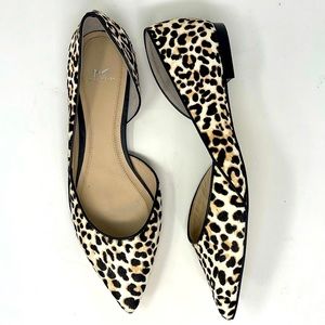 Marc Fisher Brand New “Sunny” Animal Print Flats, women’s size 11.  Pointy Toe